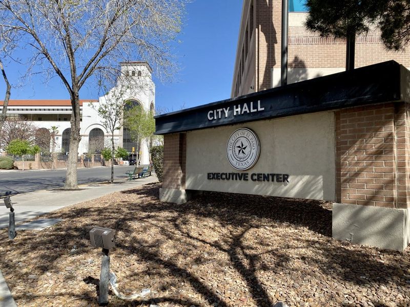 El Paso City Hall, located on Campbell Street in Downtown and pictured here on Wednesday, March 29, 2023, played host to significant discussions this week regarding the hunt for a new police chief and city manager.
