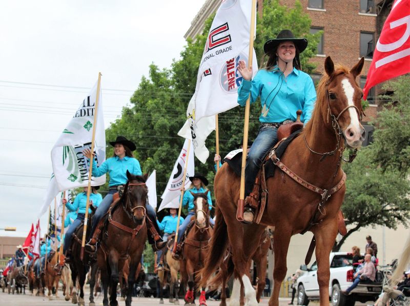Abilene's annual Western Heritage Classic is to be held Thursday to Sunday this year at the Taylor County Expo Center, 1700 Texas Highway 36. Cowgirls wave from horses at the start of the Western Heritage Classic parade in downtown Abilene on May 9, 2019.