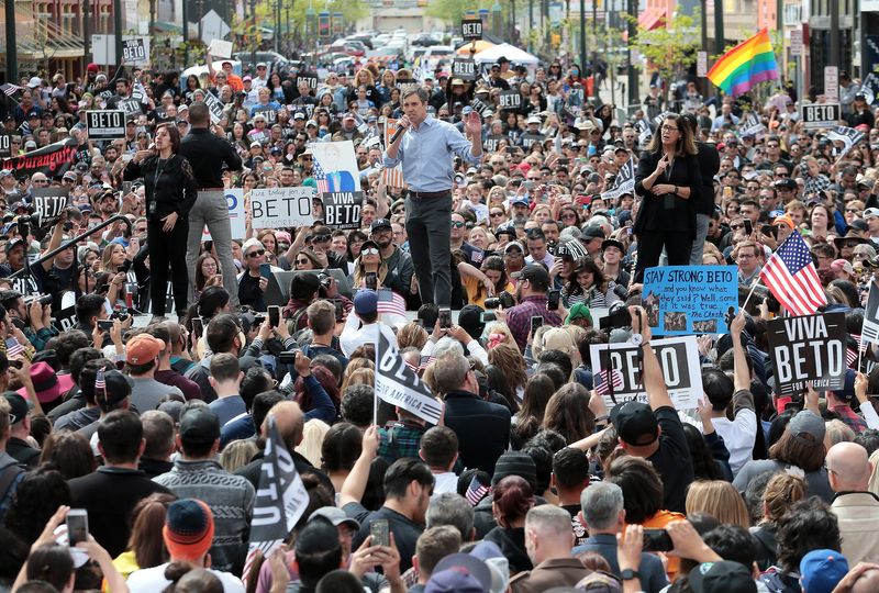 El Pasoan Beto O'Rourke officially kicked off his presidential campaign in 2019 in Downtown El Paso.