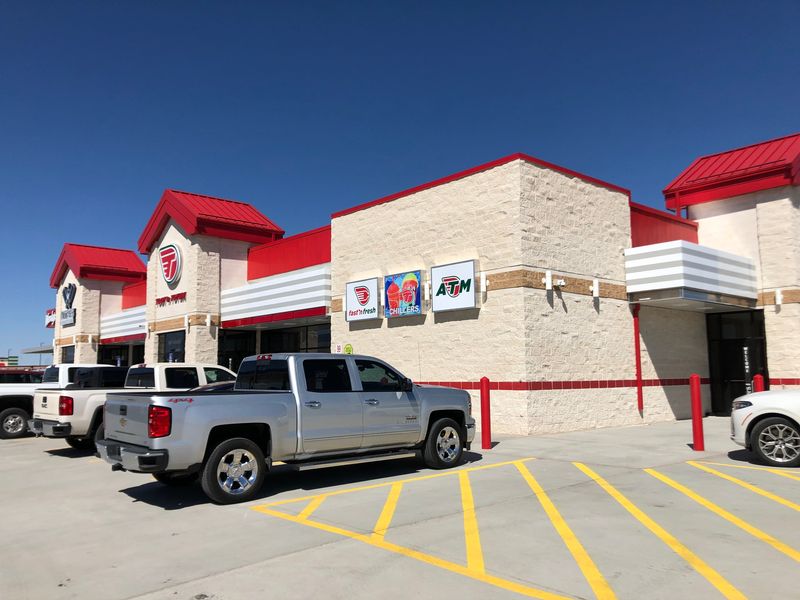 The Toot 'n Totum Travel Center at the intersection of I-40 and Lakeside is seen in this 2021 file photo. The company celebrates the grand opening of its newest store on Thursday, Aug. 28.