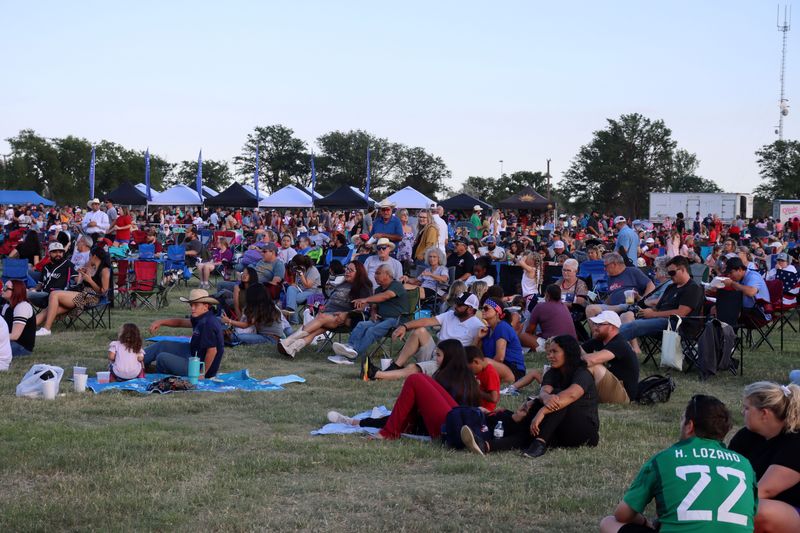 In this July 2024 file photo, thousands fill John Stiff Park in the evening for the Amarillo Fourth of July Celebration.
