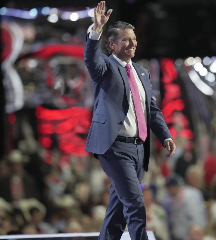 U.S. Rep. Ronny Jackson, R-Amarillo, speaks during the third day of the Republican National Convention at Fiserv Forum July 17, 2024. The third day of the RNC focused on foreign policy and threats. Jackson's 13th Congressional District includes Wichita Falls.