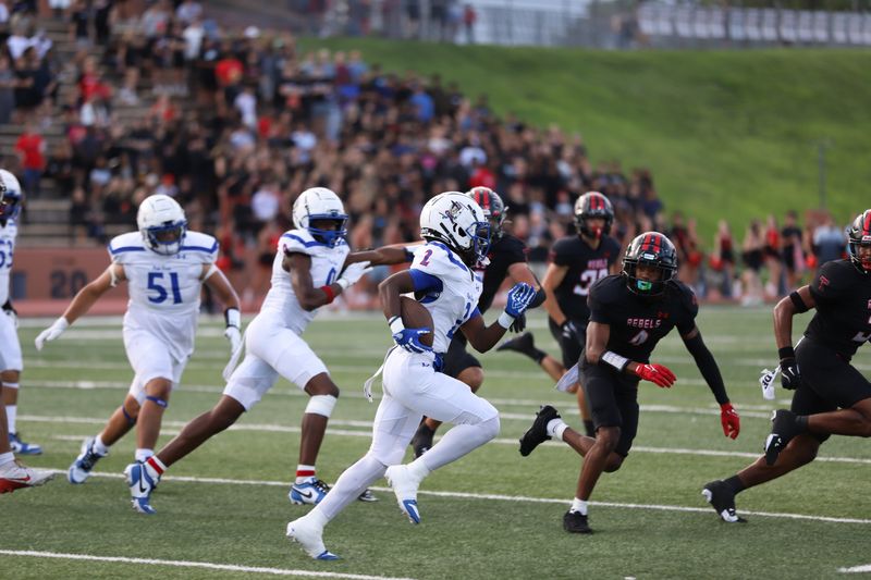 Palo Duro and Tascosa squared off in the opening game of the 2024 high school football season at Dick Bivins Stadium in Amarillo. Palo Duro erased a two-touchdown deficit in the second half, scoring the last four touchdowns of the night for a 33-21 victory. The Dons snapped an 11-game losing streak in the series.