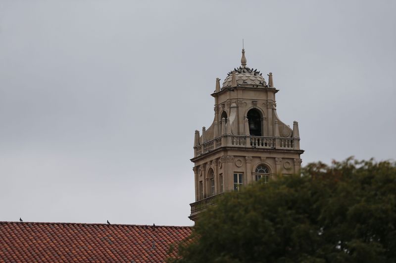 The Carillon Bells chime 23 times on Oct. 18, 2024, in Lubbock, in honor of Texas Tech University's founding year of 1923 and the students, faculty, staff, and alumni who have died within the past year.