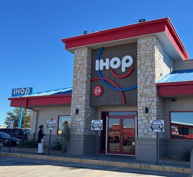 IHOP at 4302 College Hills Blvd. will be open on Thanksgiving Day in San Angelo.