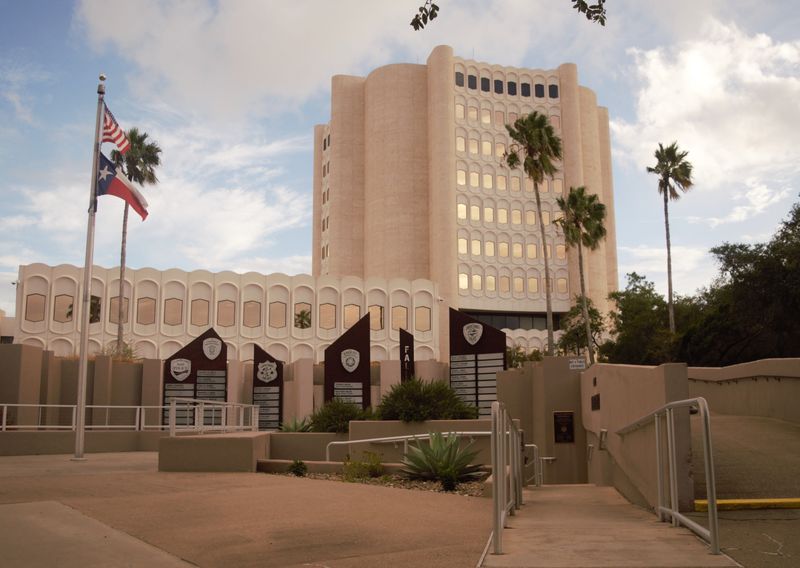A photo of the Nueces County Courthouse taken on Aug. 28, 2024.