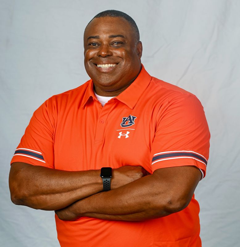 Auburn track and field coach Leroy Burrell on Friday, June 17, 2022 in Auburn, Ala.
Todd Van Emst/AU Athletics