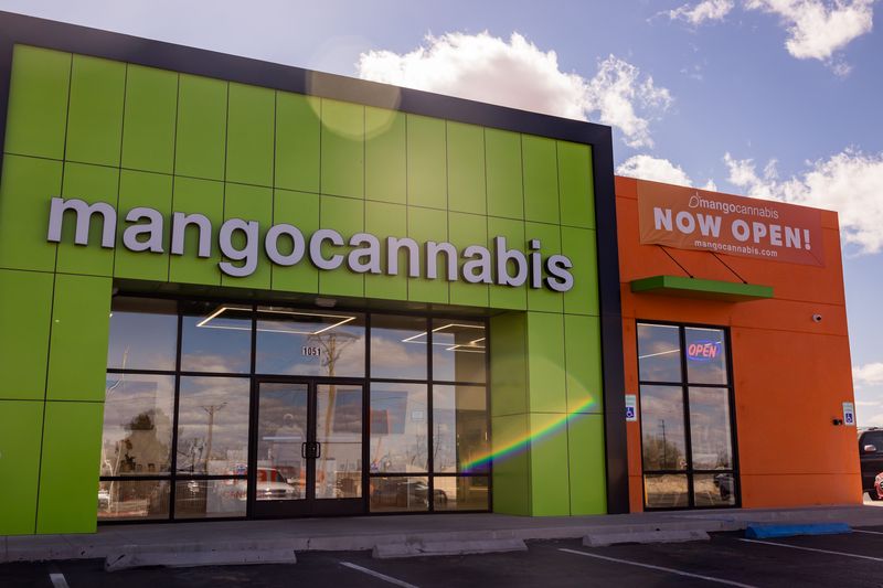 The Tulsa-based company, Mango Cannabis, opened its first retail dispensary store at 1051 McNutt Road, Sunland Park, New Mexico, as seen on Wednesday, Jan. 29, 2025.