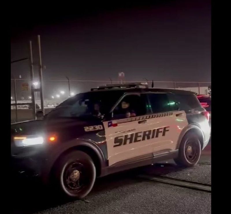 The new DWI Task Force created by the El Paso County Sheriff's Office, including county constables and Horizon City police, rolls out for patrols in El Paso County, Texas, on April 18, 2025.