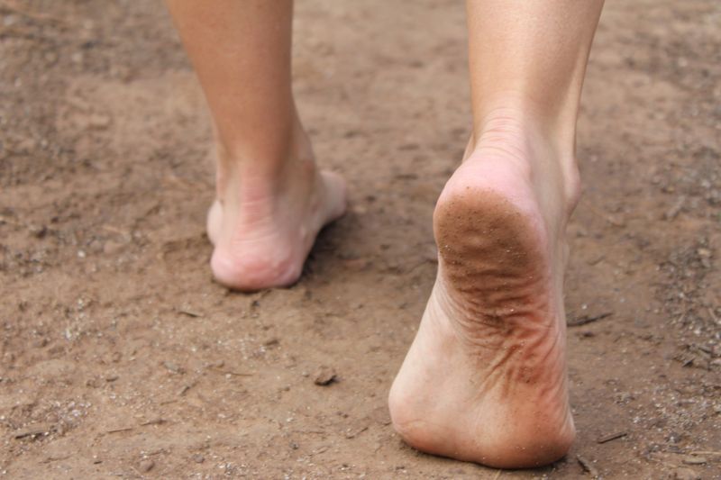 The Barefoot Trail is a grounding park designed to increase blood flow through pressure points on the feet and stimulate sensory awareness. It's in Bellemont, AZ, west of Flagstaff.