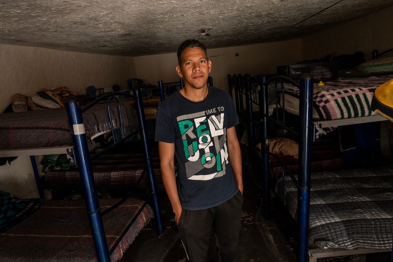 Anderson Indriago, a 34-year-old immigrant from Venezuela, has been living in a migrant shelter in Ciudad Juárez since January. He had hoped to seek asylum in the U.S. by using the CBP One App.