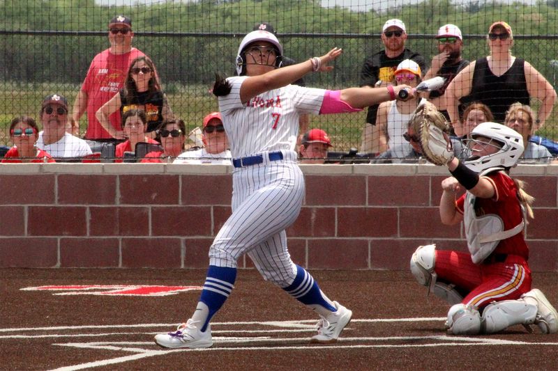 The Coahoma Bulldogettes battled the S&S Consolidated Lady Rams in the Class 3A Division II UIL Softball State Semifinals on Saturday, May 24, at Holliday High School. Coahoma beat S&S Consolidated 14-0 in Game 3 to win the series and advance to the state championship.
