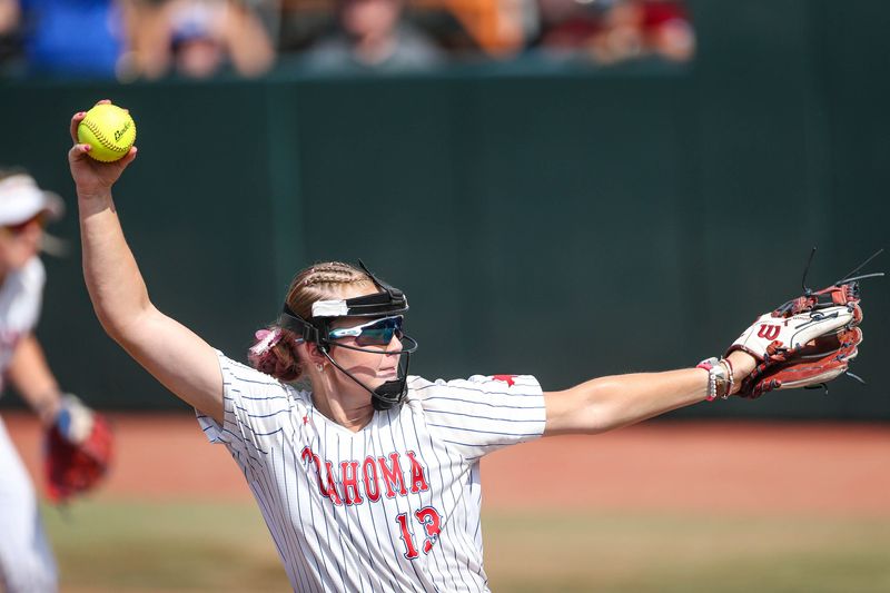 Coahoma’s Hannah Wells pitches during the Class 3A division II UIL State Championship game on May 29, 2025, at Red & Charline McCombs Field in Austin.