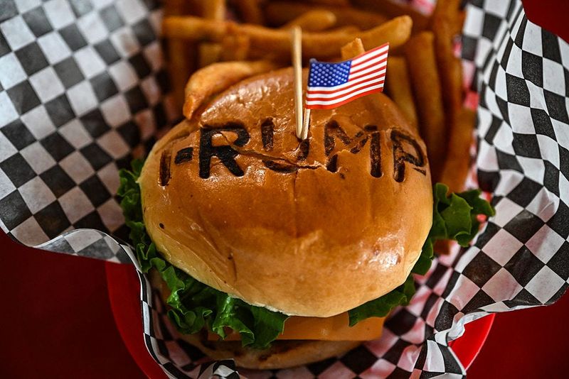 A burger joint in Texas with hamburgers themed after President Donald Trump is making headlines after opening its fourth location in the Lone Star State.