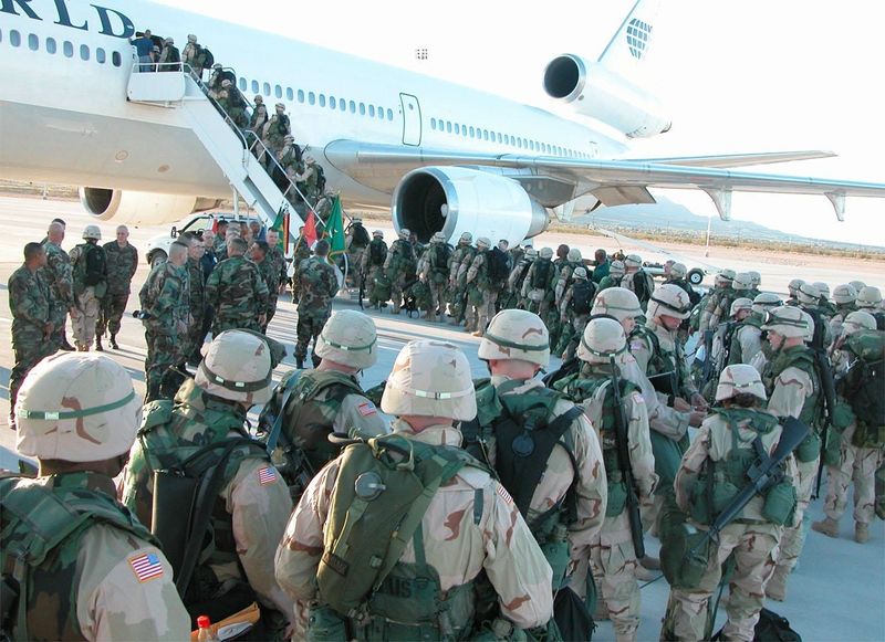 About 180 members of the 978th Military Police Company deployed to Kuwait Monday evening. The soldiers will join the more than 4,500 Fort Bliss soldiers who have deployed out of Biggs Army Airfield since August to theMiddle East.