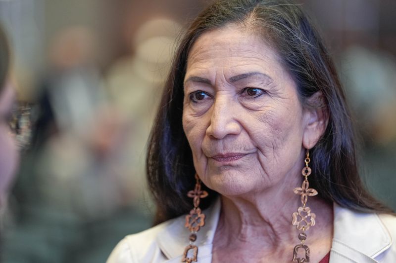 Deb Haaland, former United States Secretary of the Interior, attends the Sovereignty Symposium at OKANA Resort in Oklahoma City, on Friday, June 13, 2025.