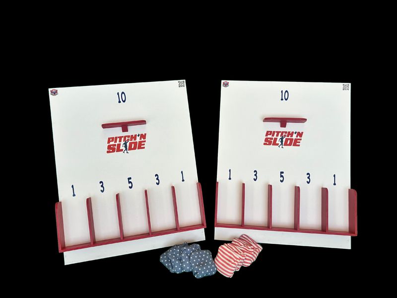 Pitch’N Slide is a new lawn game that combines elements of cornhole, Plinko and even Skee-Ball. The inaugural Medals vs. Badges Pitch’N Slide tournament will take place June 20 at the Texas Panhandle War Memorial.