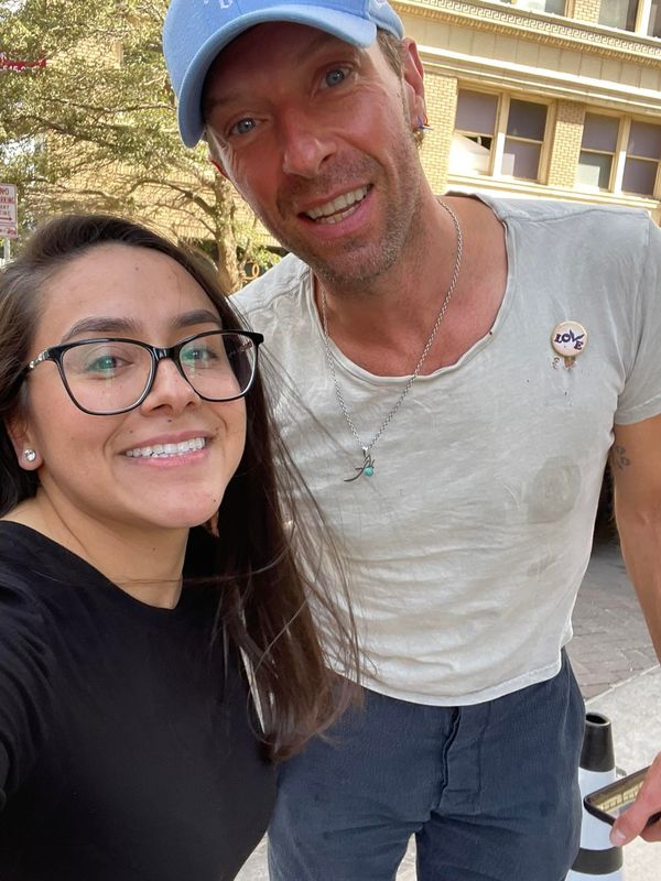Elia Gomez and her son Sebastian waited patiently near hotels in Downtown El Paso on Friday, June 13, hoping to get a glimpse of Coldplay members before the band would take the stage as part of their "Music of Sphere's Tour."