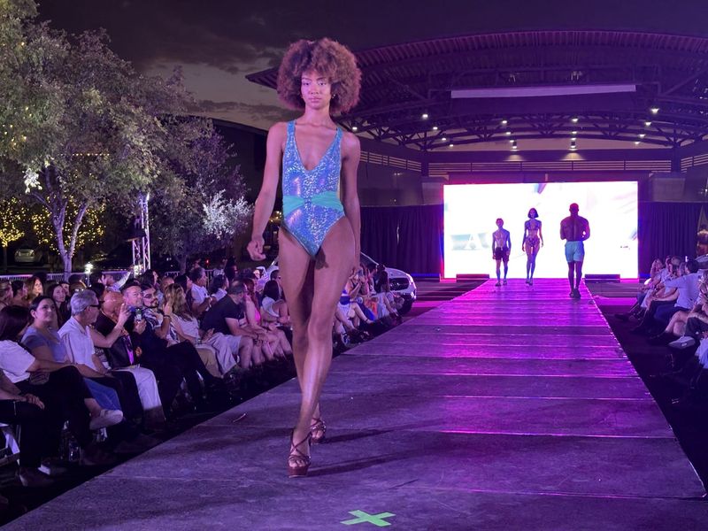 Bazaar Model Management featured Ababor, a Cancún, Mexico brand at its El Paso Swim & Cruise Fashion Show 2025 Saturday, June 21 at the Fountains at Farah. The designer is known for handcrafted and versatile designs.