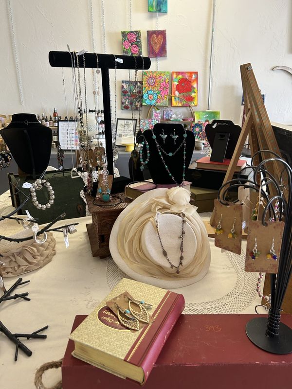 Unique items, all made by artisans, are shown at Izzy Belle's Emporium, a new shop on Sixth Street in Amarillo.