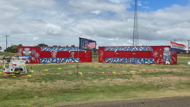 Fireworks stores are open for business ahead of the Fourth of July holiday and celebrations near the Amarillo area, as seen July 2.