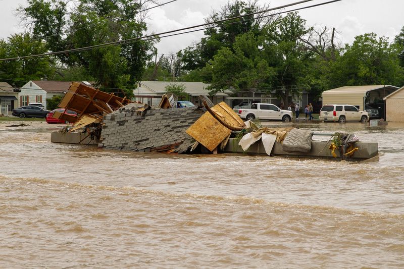 Record-breaking flooding on Bell Street wreaks havoc after 14 inches of rainfall in San Angelo on Friday, July 4, 2025.