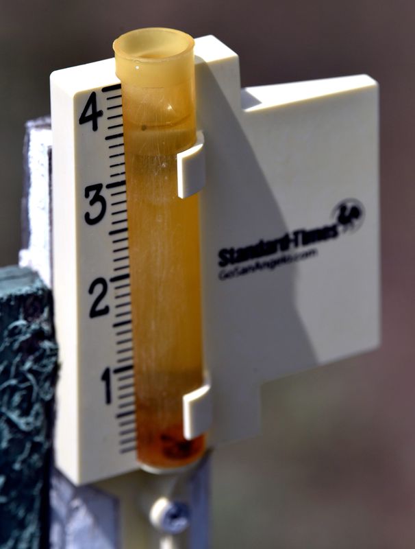 San Angelo broke the record rainfall on Monday that was set in 1914.