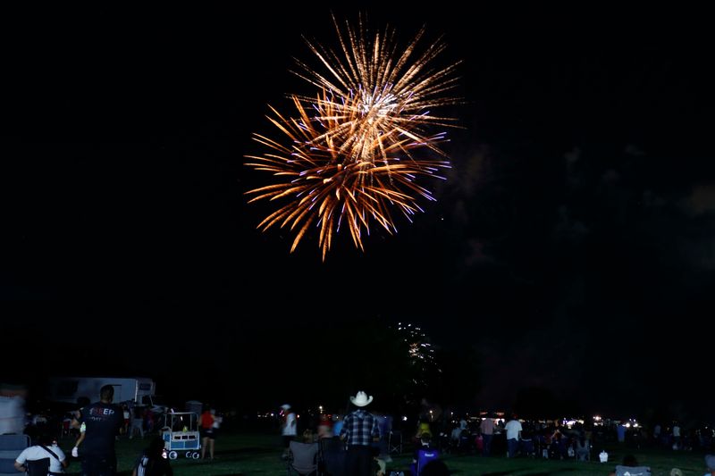 Explosions of fireworks filled the sky over John Stiff Park as Amarillo celebrated the Fourth of July 2025 with thousands in attendance.