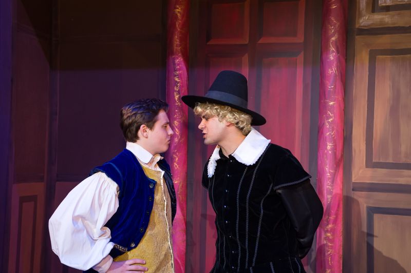Owen Parker and TJ Zavala perform in Amarillo Little Theatre Academy's production of "Something Rotten!"
