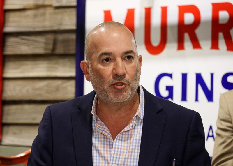 Texas State Rep. Carl Tepper, R-Lubbock, speaks about the importance and impact of the One Big Beautiful Bill on Texas and America at a news conference on July 10, 2025 in Lubbock, Texas.