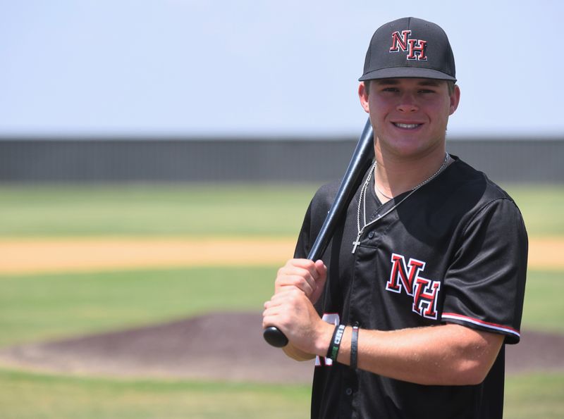New Home junior Ryder Starkey is the Lubbock Avalanche-Journal baseball player of the year, as seen Thursday, July 17, 2025, at Zant Field in New Home.