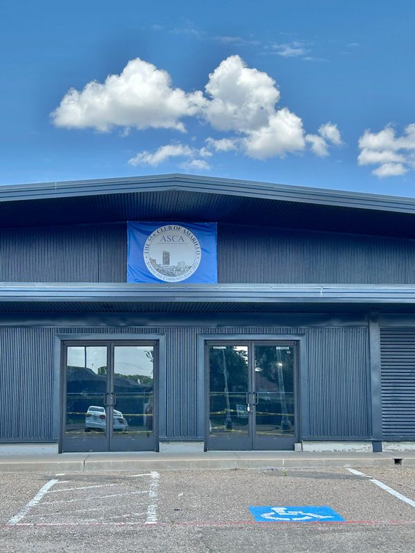 A new sign graces the now 55+ Building on 6th Street in Amarillo. The future senior citizens' center is located on Route 66, as seen July 22, 2025.