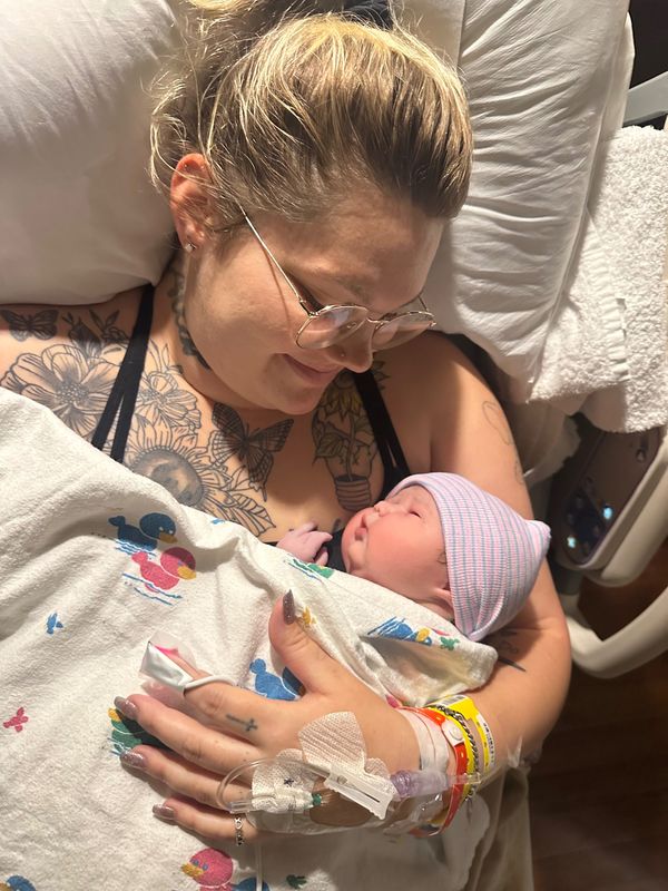 Kayla Elliott, of Corpus Christi, is pictured with her daughter, Hays, whom Elliott carried as a surrogate for a California couple. Elliott is fighting for custody of the baby, who is in foster care after allegations of child abuse surfaced at the couple’s residence in early May.