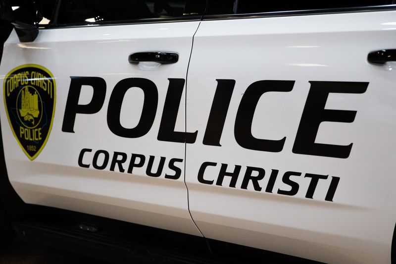 A Corpus Christi Police Department vehicle is shown in Corpus Christi, Texas, on Aug. 2, 2025.