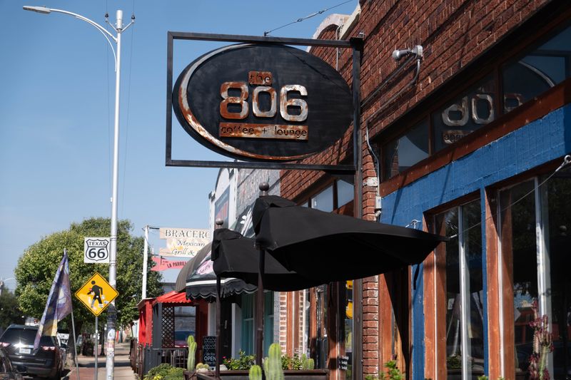 The 806 Coffee + Lounge on Historic Route 66 in Amarillo has been a community hub for art, music, and conversation since 2007.