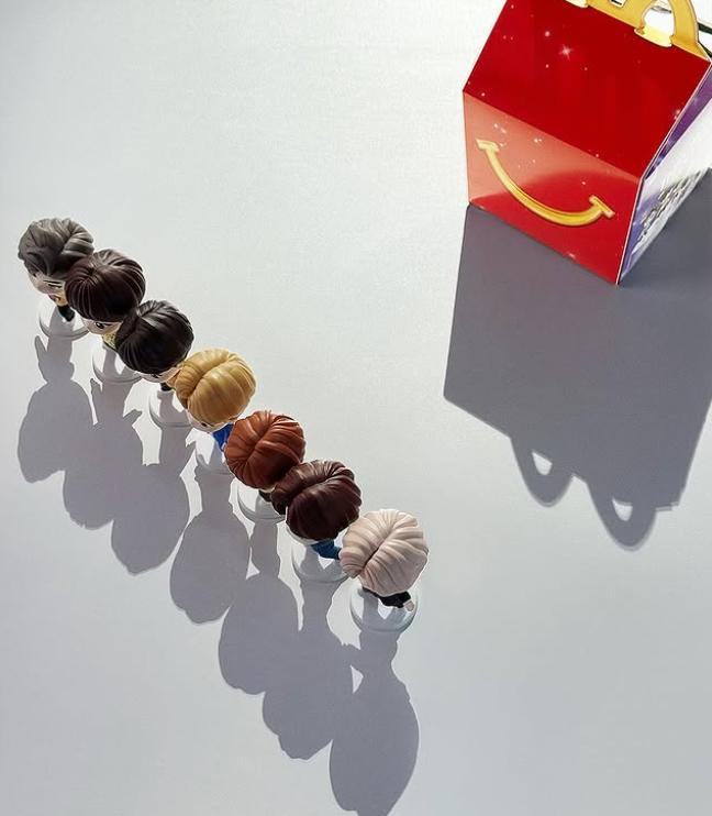 South Korean boy band BTS could make an appearance as the next Happy Meal toy, as teased in McDonald's social media pages. The seven members of the global K-pop group are lined up in front of the iconic Happy Meal box in the post.