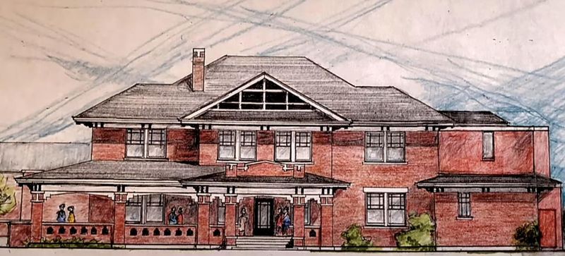 A rendition of the Copper Bull Steakhouse presented to the San Angelo City Council.