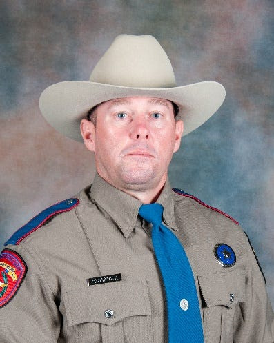 Texas Department of Public Safety Trooper Jerry Wayne Adamick Jr., 44, died Sept. 15 in a San Jacinto County crash while responding to an emergency call.