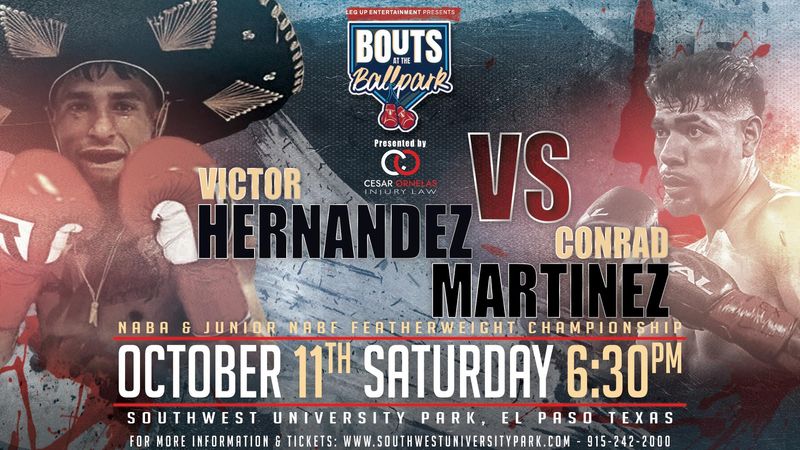 Professional boxing returns to Southwest University Park on Saturday, Oct. 11.