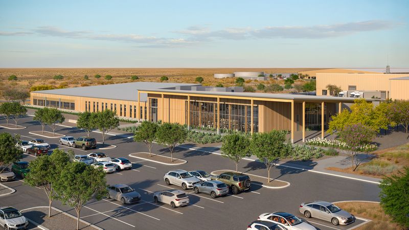 Artist renderings show what Meta’s $1.5B data center in Northeast El Paso will look like.