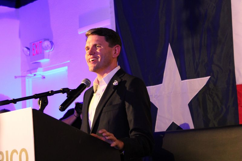 State Rep. James Talarico, D-Austin, speaks during a campaign stop at El Paso's Firefighters Hall on Wednesday, Oct. 29, 2025. Talarico is vying to unseat U.S. Sen. John Cornyn, R-TX, in the November 2026 General Election.