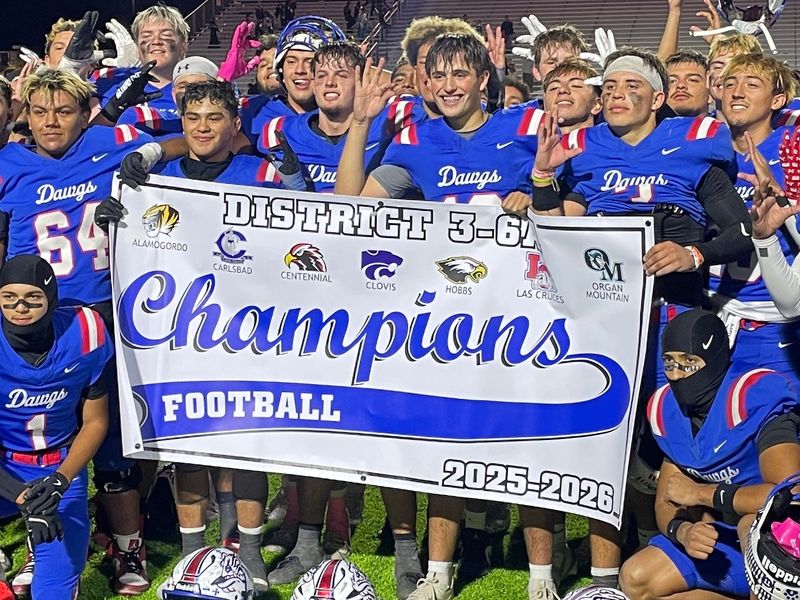 Las Cruces is the District 3-6A football champion in New Mexico