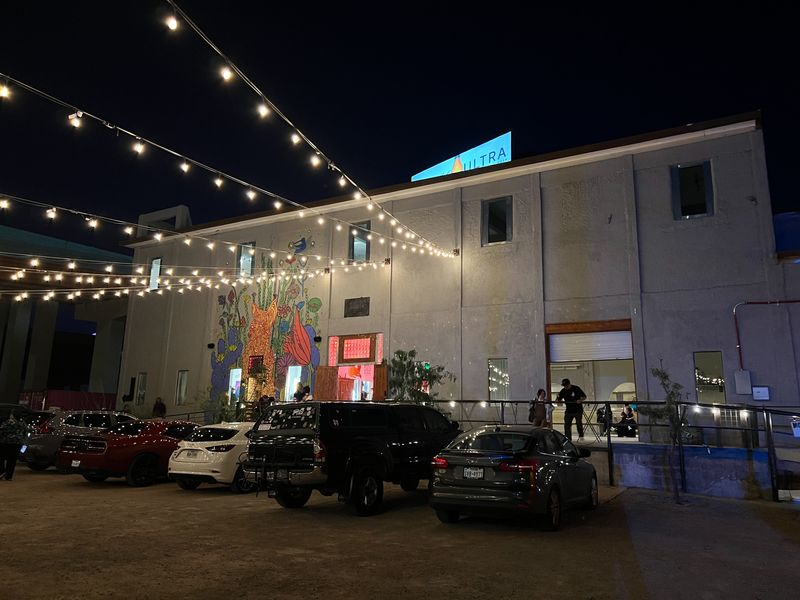 Art lovers attend the “Boundless: 23 Women in Art” exhibition Saturday, Oct. 25, 2025, at Mystic Desert Studio, 3900 Rosa Ave., Suite B, in South-Central El Paso, across from Lincoln Park. Next door, Old Sheepdog Brewery was hosting a Samhain Market and Desert Witches Gathering.