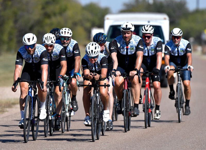 The Lone Star Circle of Life Bike Tour rides through rural Tom Green County on its way to San Angelo Nov. 6.The 500-mile tour raises awareness for organ donation