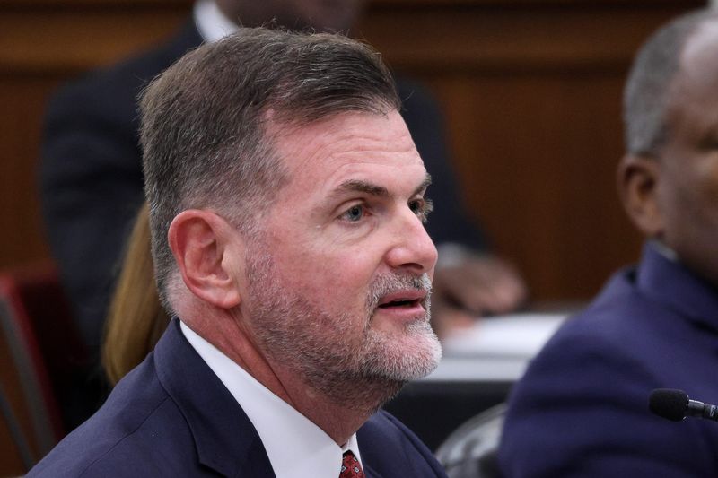 Chancellor-elect Brandon Creighton speaks during the Texas Tech University System Board of Regents meeting on Nov. 14, 2025 in Lubbock, Texas. Creighton's first day is set for Nov. 19, 2025.