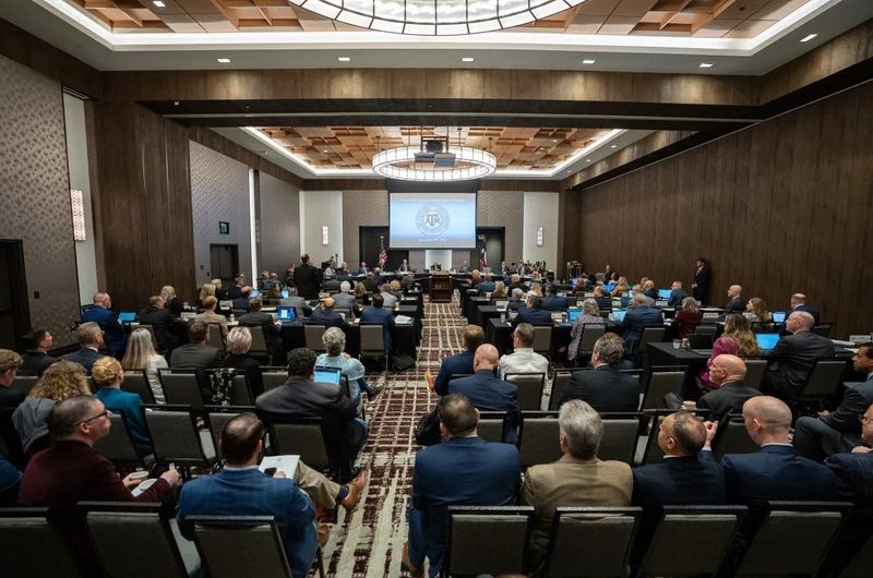The Texas A&M University System Board of Regents meet at the Texas A&M Hotel and Conference Center in College Station on Thursday, Nov. 13, 2025.