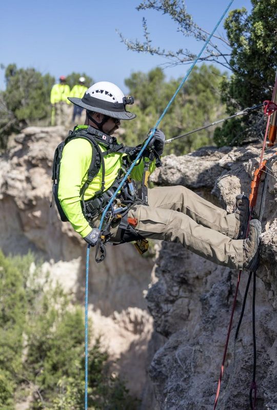 Training with ropes and equipment for rescues at Palo Duro Canyon can be dangerous. New training will be offered by Randall County Fire Department by Ropes that Rescue in May.
