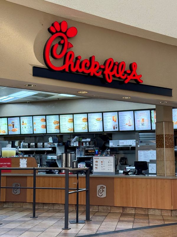 Chick-fil-A in the Sunset Mall at 4001 Sunset Drive on Tuesday, Dec. 23.