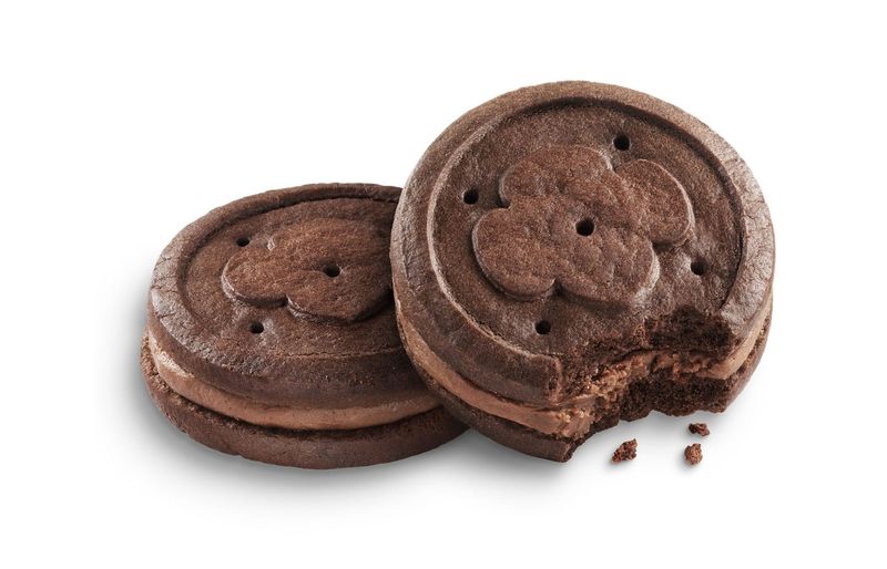 Girl Scouts Western Pennsylvania introduces a new cookie, Exploremores this year. Exploremores is a rocky road ice cream-inspired sandwich cookie that is filled with chocolate, marshmallow and toasted almond-flavored creme.