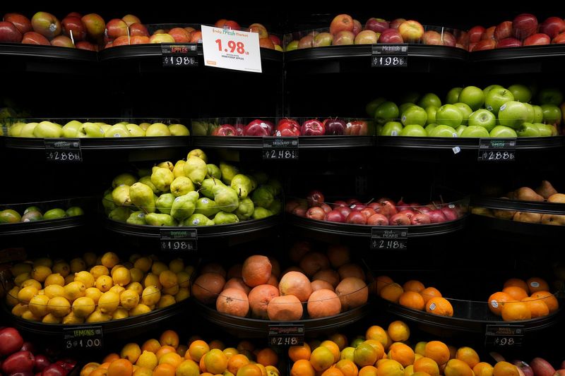 Apples are displayed Tuesday, Oct. 3, 2023, at Indy Fresh Market in Indianapolis.
